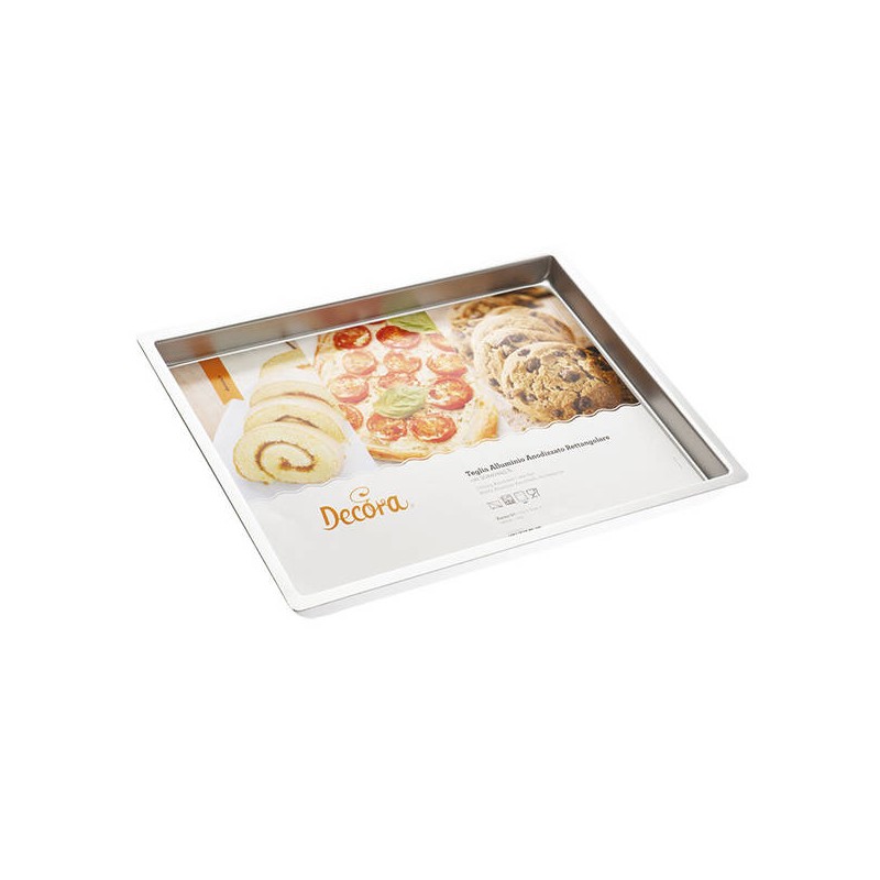 TEGLIA ANODIZZATA RETTANGOLARE 30x40x2,5cm