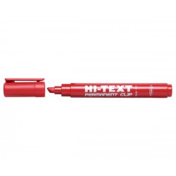 PENNARELLO PERMANENT CLIP P. TONDA ROSSO HI-TEXT