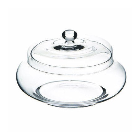 BOMBONIERA VETRO C/COP H.13cm  ø16cm SK-001-02