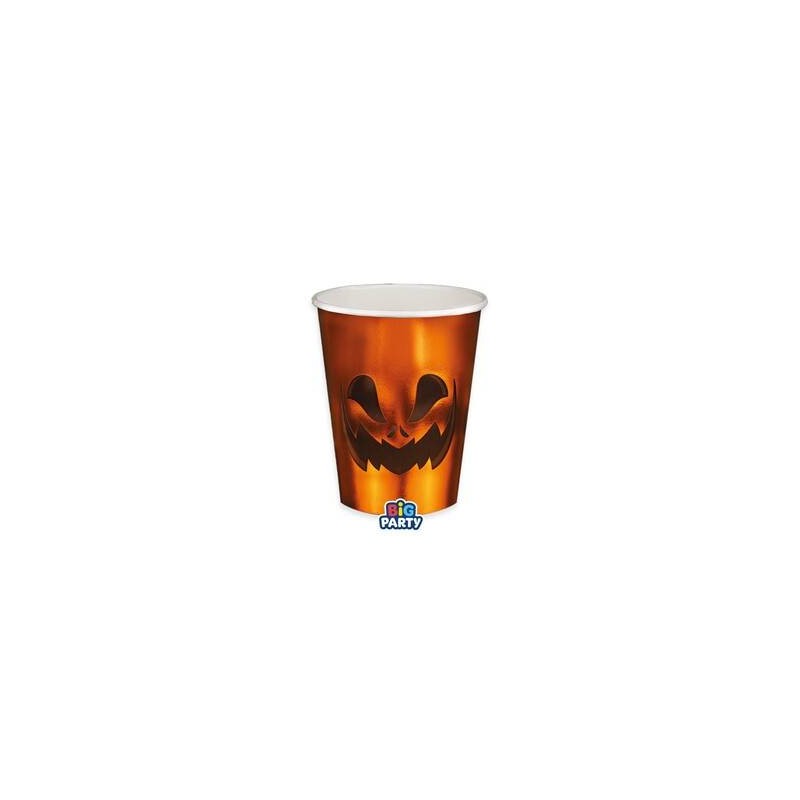 BICCHIERI IN CARTA 250cc PUMPKIN 6pz