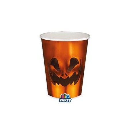 BICCHIERI IN CARTA 250cc PUMPKIN 6pz