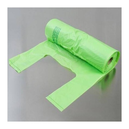 ROLLBAG BUSTE COMPOST ROTOLO C/MANIGLIE 22+12x45cm 1kg VERDINO (6gr 165pz circa)