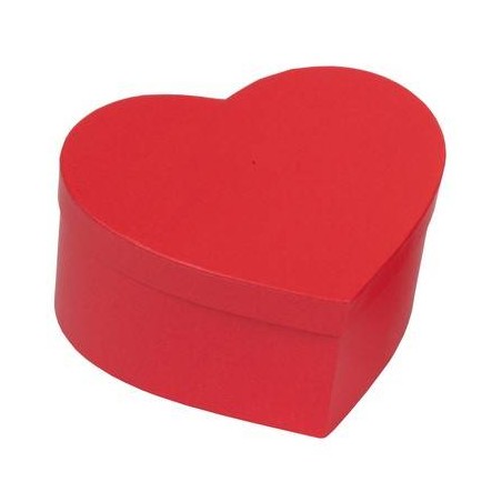 SCATOLA CUORE 9,5x7,5x6,5cm ROSSO