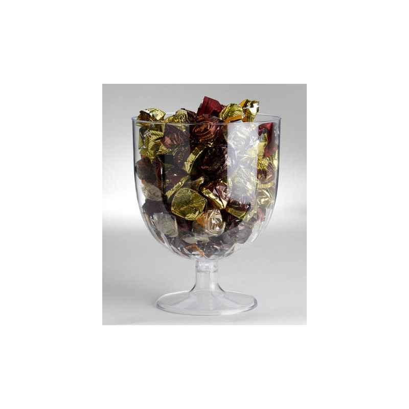 COPPA ACQUA TRASPARENTE GAMBO CORTO ø16 x H20cm