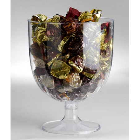 COPPA ACQUA TRASPARENTE GAMBO CORTO ø16 x H20cm