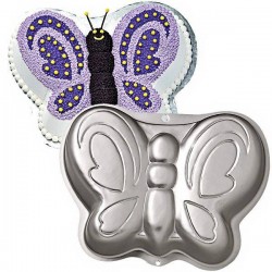TEGLIA TORTA FARFALLA 27x21,5x5,2cm