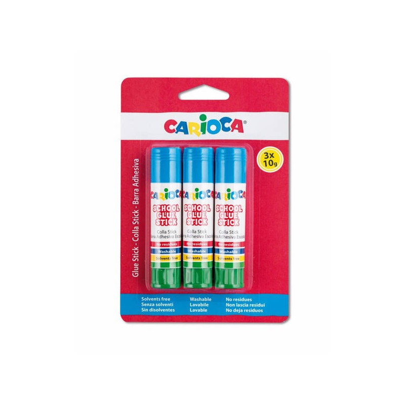 CARIOCA COLLA STICK 10gr 3pz BLISTER