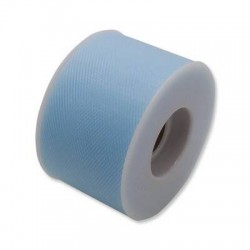 TULLE ROTOLO cm5x50mt CELESTE BIG