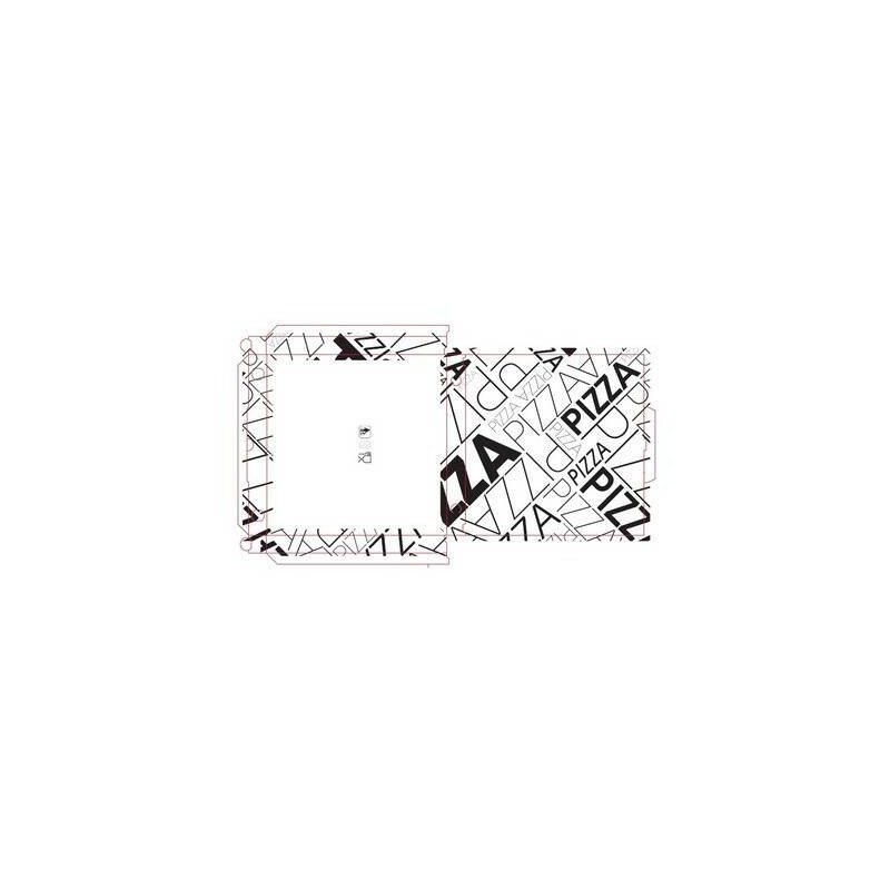 SCATOLE PIZZA 32,5 x 32,5 H3 v.v.v. PIZZAPIZZA NERO 100pz
