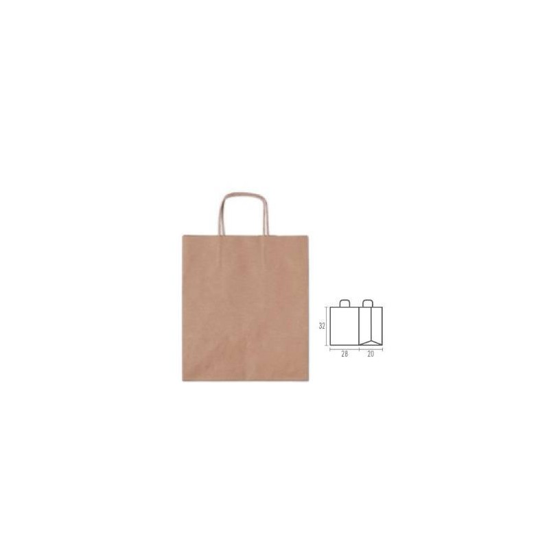 BORSA CARTA AVANA MIS.28x20x32cm PASTIPACK 25pz