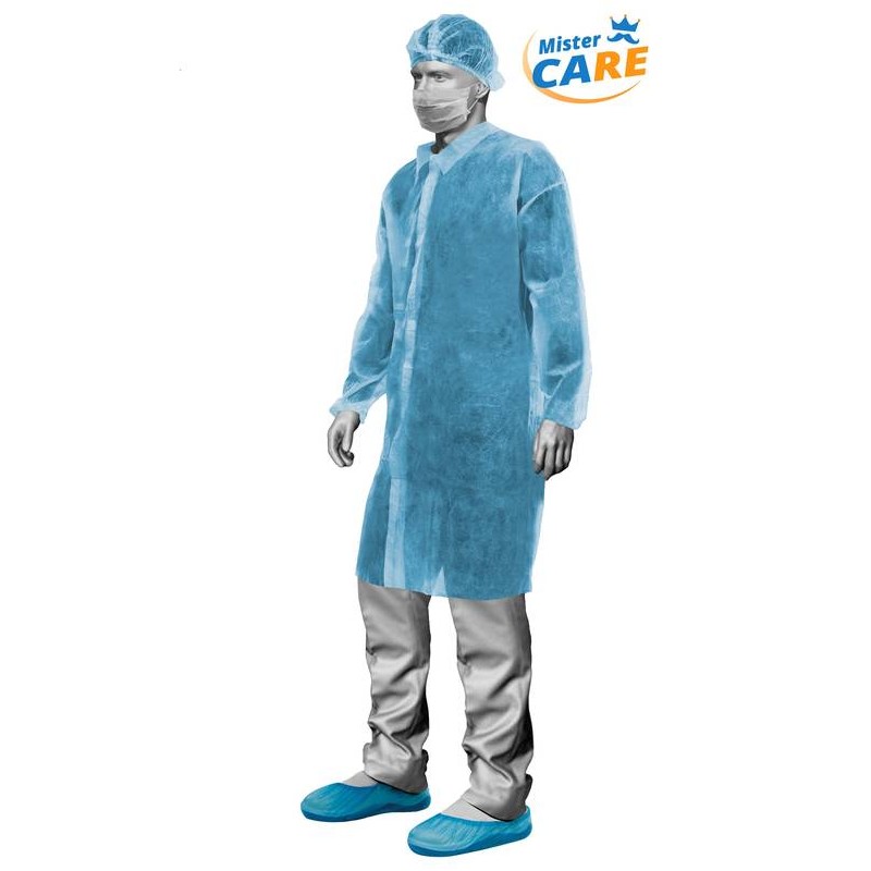 Mr.Care - KIT VISITATORE PP POCKET VELCRO col.AZZURRO 1kit