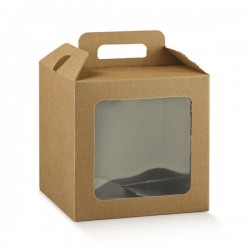 VALIGETTA C/FINESTRA 21x21x21cm AVANA LISCIA