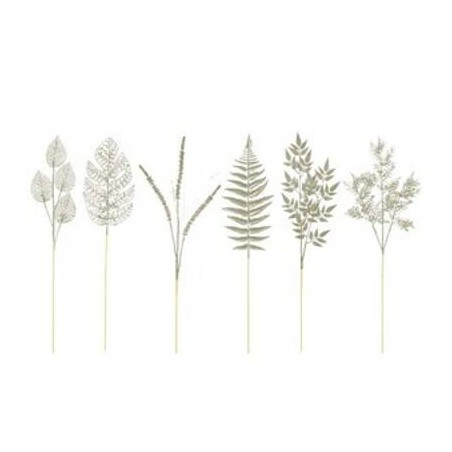 RAMO ASSORTITO GLITTER CHAMPAGNE 58cm 1pz