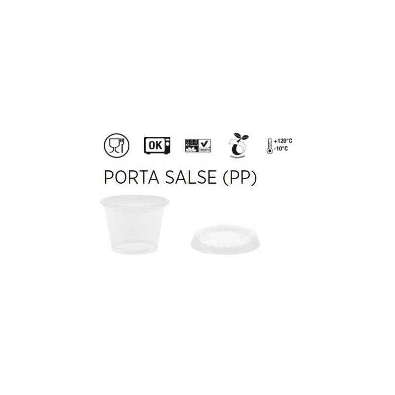 BARATTOLO PORTASALSA PP 30ml ø4,5x3,3cm 125pz