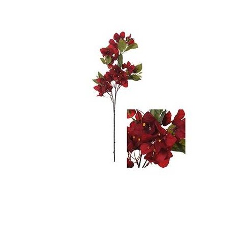 FIORE BOUGAINVILLEA C/STELO 76cm ROSSO