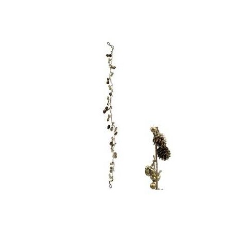 RAMO GHIRLANDA C/CAMPANELLE ORO 150cm