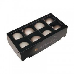PALLINE VETRO ø80mm CHAMPAGNE COMBI 8pz