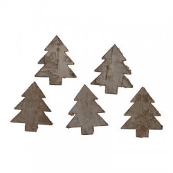 ALBERI SAGOMATI 3,5cm IN CORTECCIA DI BETULLA 60pz