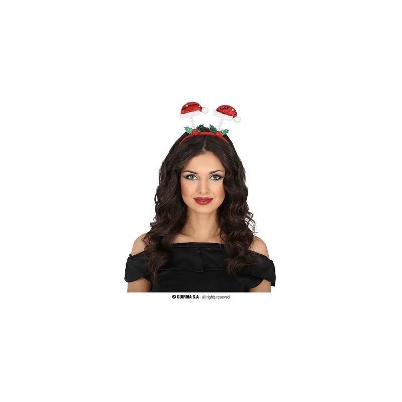 CERCHIETTO CAPPELLI BABBO PAILLETTES
