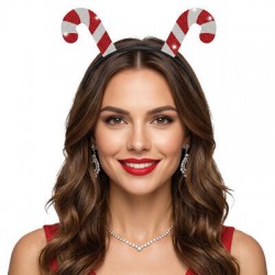 CERCHIETTO CANDY CANE C/STRASS
