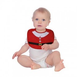 BAVAGLIO BABY NATALIZIO ROSSO