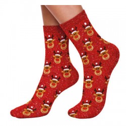CALZE GLITTER BAMBINI XMAS RENNA n°28-35