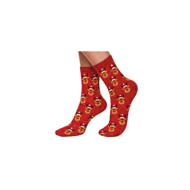 CALZE GLITTER BAMBINI XMAS RENNA n°28-35