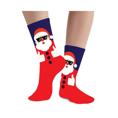 CALZE ADULTI XMAS COOL SANTA N°42-48