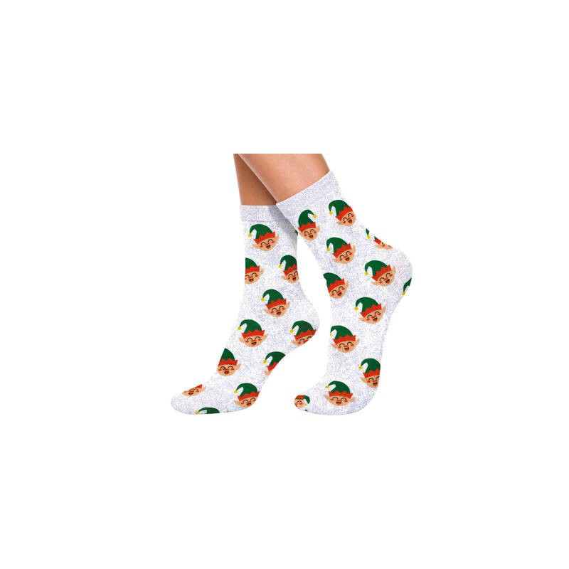 CALZE GLITTER BAMBINI XMAS ELFI N°37-41