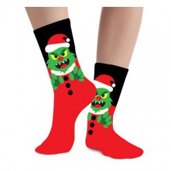 CALZE ADULTI XMAS MOSTRO VERDE n°37-41