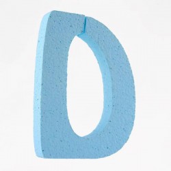 LETTERA POLISTIROLO PASTELLO mm120x90 D CELESTE