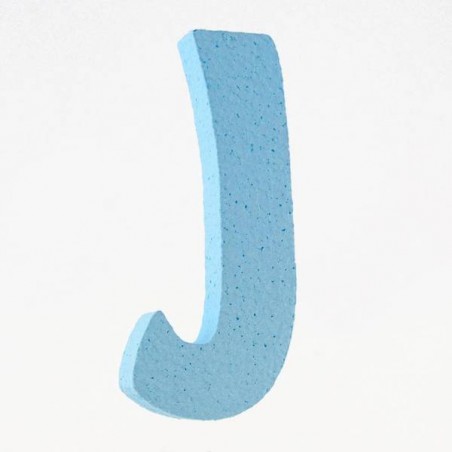LETTERA POLISTIROLO PASTELLO mm120x90 J CELESTE