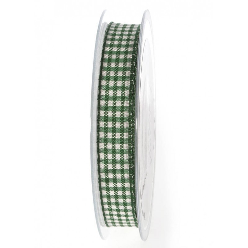 NASTRO TESSUTO SCOZZESE mm10x25mt VERDE SCURO