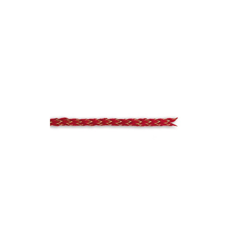 NASTRO TUBOLARE VELLUTINO mm10x10mt 07-ROSSO