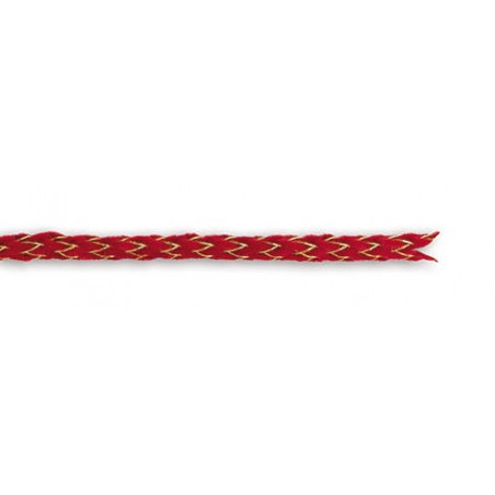 NASTRO TUBOLARE VELLUTINO mm10x10mt 07-ROSSO