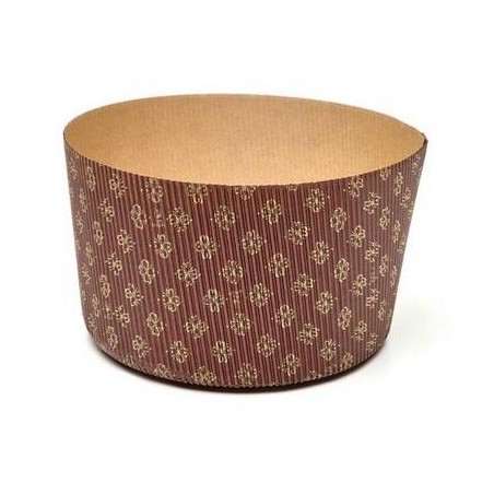 FORMA COTTURA PANETTONE ALTO 750gr RIGIDO ø155x110mm 25pz