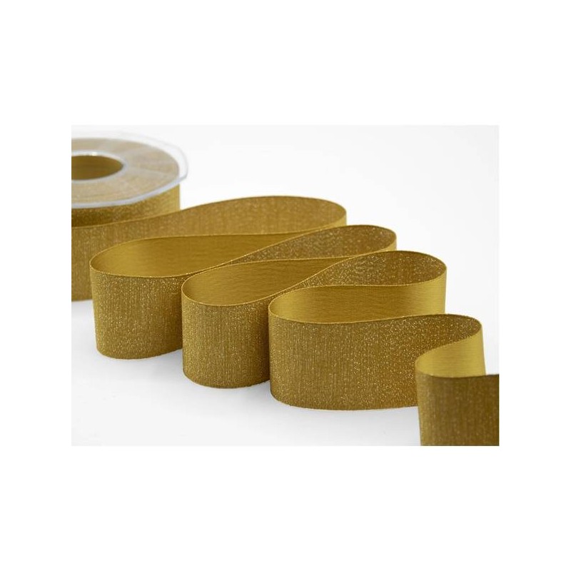 NASTRO RASO BOUTIQUE LAMè mm40x20mt COL.1085 SENAPE