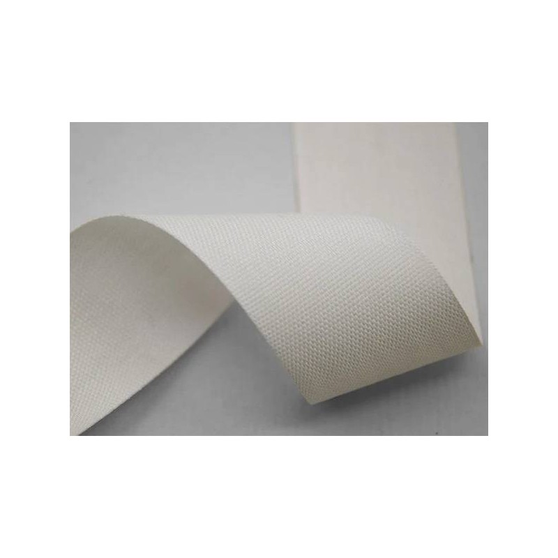 NASTRO POLYCOTTON mm25x25mt COL.1 BIANCO NATURALE