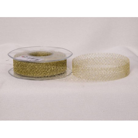 NASTRO LUREX ANTARES mm28x25mt COL.102 ORO