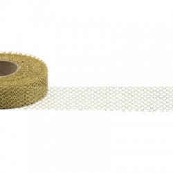RETINA LUREX mm25x20mt COL. 102 ORO