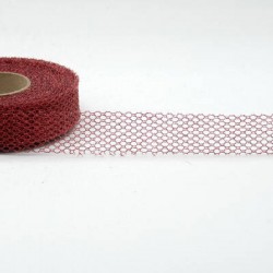 RETINA LUREX mm25x20mt COL. 31 ROSSO