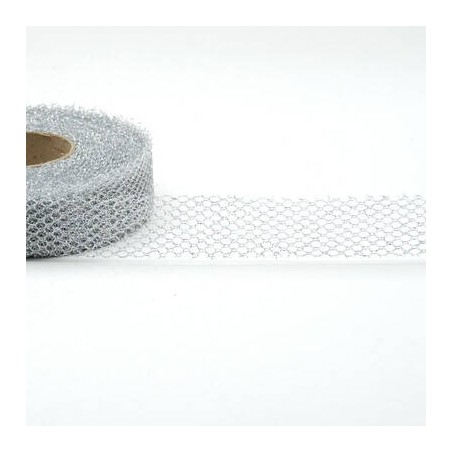 RETINA LUREX mm25x20mt COL. 101 ARGENTO