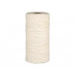 CORDINO COTTON RECYCLED YARN mm5x100mt 300gr BIANCO
