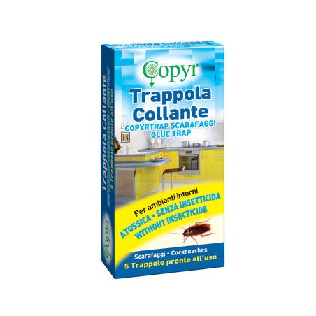 TRAPPOLE BLATTE COPYRTRAP 5pz