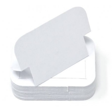 SEGNAPREZZI AUTOPORTANTE BIANCO 6x5cm 50pz
