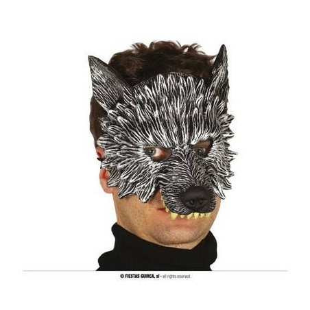 MEZZA MASCHERA LUPO FOAM