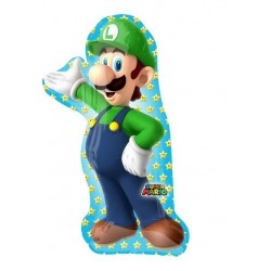 PALLONE MYLAR S/SHAPE LUIGI 90cm