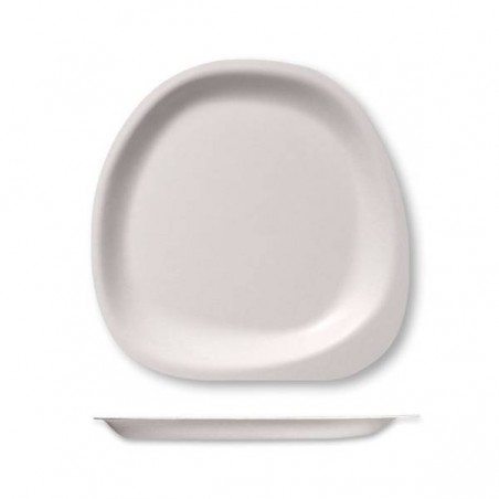 PIATTI STONE POLPA 22x22cm  BIO COMPOSTABILI 50pz JUNGLE