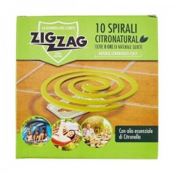 ZIG ZAG SPIRALI x 10 CITRONELLA
