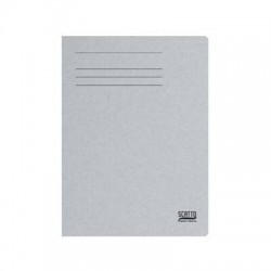 CARTELLINA MANILLA 3 LEMBI 200gr 5pz GRIGIO SCATTO